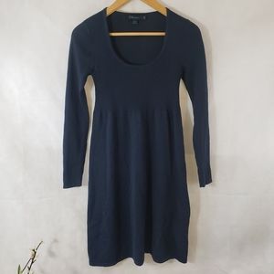 Boden 100% Wool Sweater Long Sleeve Dress